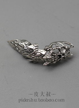 朋克风欧美关节戒指金属质感手指