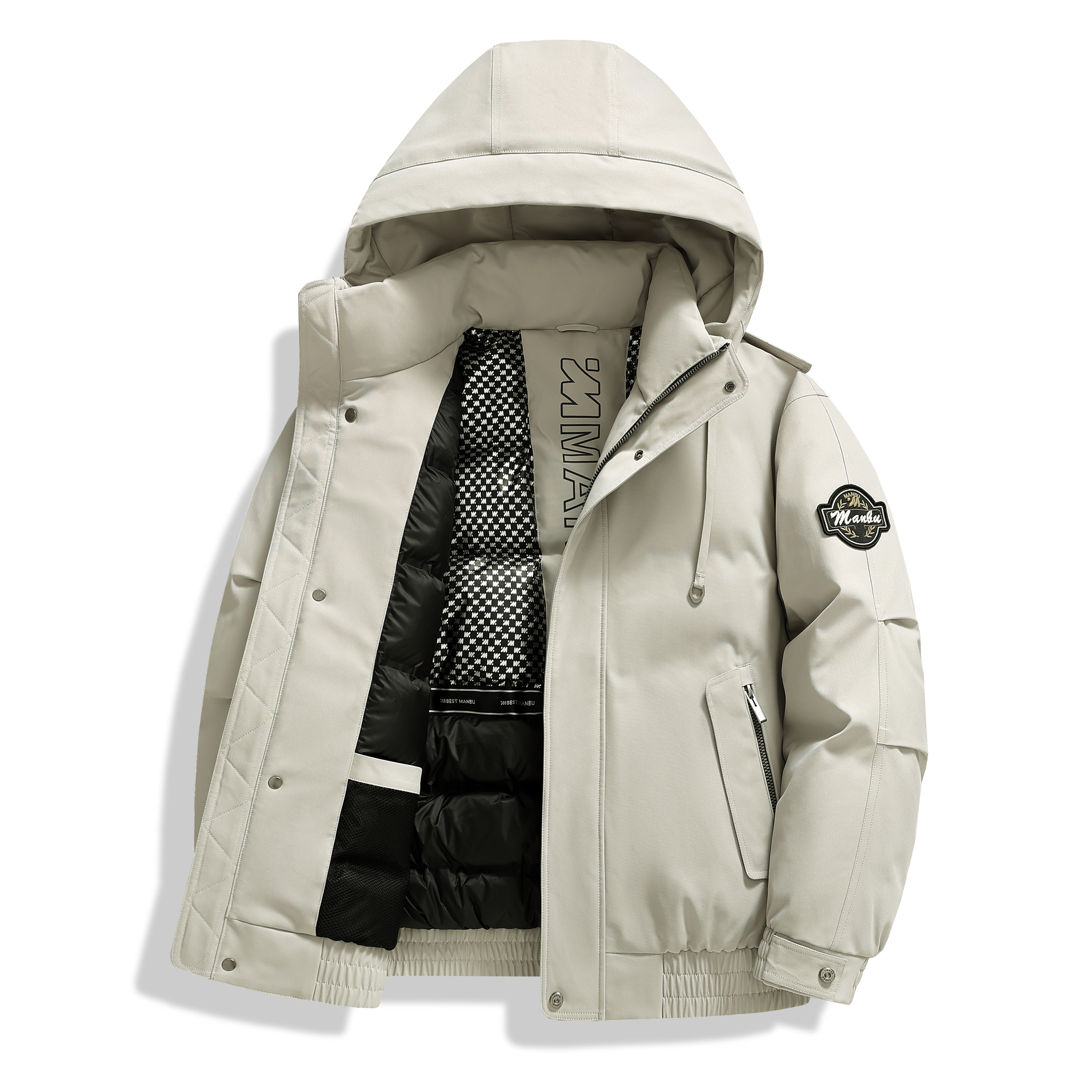 【大美专享】连帽工装羽绒服9585 - 图2