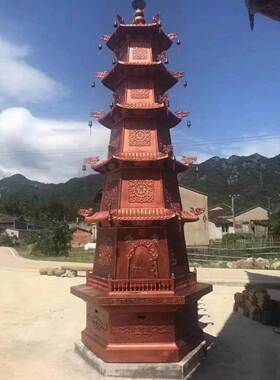 寺庙道观六角焚烧炉化钱炉寺庙铸铁烧钱纸炉祠堂大型聚宝炉
