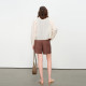 Wandian Summer Wear Coconut Milk White Jacket ບາງໆ 1242O08YT3
