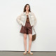 Wandian Summer Wear Coconut Milk White Jacket ບາງໆ 1242O08YT3