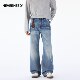 ບໍ່ເຄີຍມີ Tencel ລ້າງ jeans bootcut ສໍາລັບຜູ້ຊາຍ