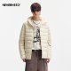 NEVERNEED排骨连帽羽绒服男女秋季美式潮牌轻薄防寒保暖情侣外套