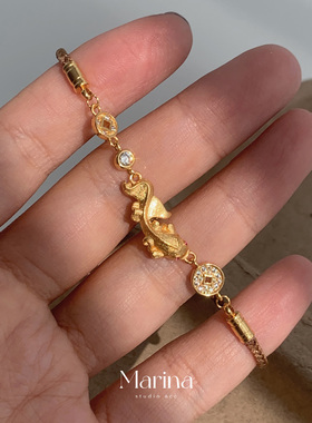 【年年有鱼】棕绳拉丝金钱编织锦鲤复古新中式手链钱币小鱼女