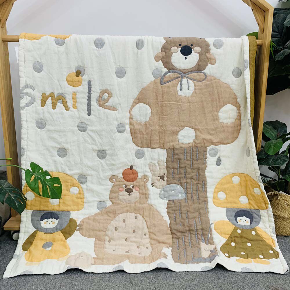 新款幼儿园空调被夏凉被春秋纯棉纱布成人儿童被子色织提花纱布毯,淘宝优惠券,粉丝福利购,淘宝优惠卷