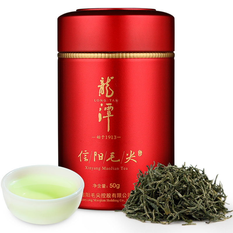 龙潭2024信阳毛尖特级嫩芽净心系列50g*6礼盒装春茶绿茶茶叶浓香