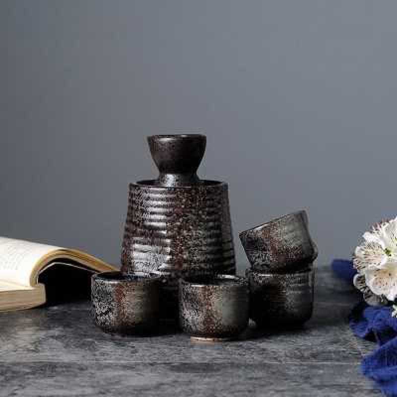 new ;Japanese style retro style sake set, household wine cu