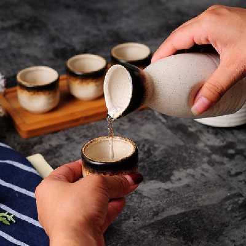 new ;Japanese style retro style sake set, household wine cu