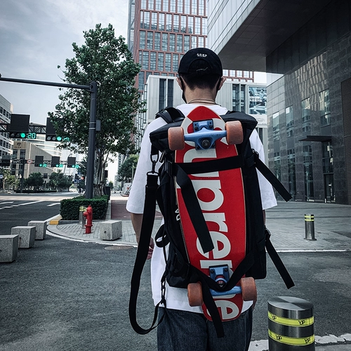 Модный трендовый универсальный ранец, рюкзак, скейтборд, вместительная и большая сумка на одно плечо, сумка для путешествий, сумка через плечо