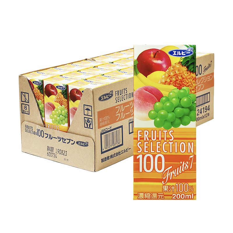 日本进口 LB艾露比复合果蔬汁苹果石榴菠萝葡萄风味复合果汁饮料_咖啡_麦片_冲饮