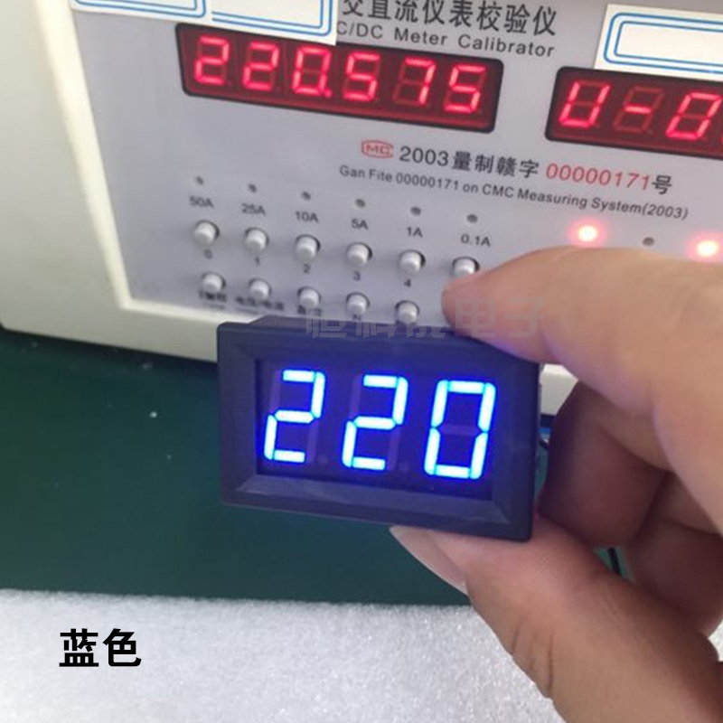 调压器可控硅专用三线数显交流电压表 AC0-600V 0.56寸数字显示-图1