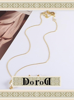 D L O R O L D家高定可爱简约立体猫头鹰小鸟镶嵌珍珠水钻耳钉女