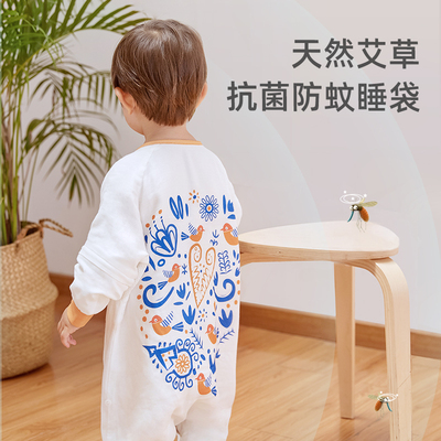 【超低价】摇贝婴儿睡袋竹棉纱布睡袋薄款