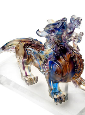 铁圈礼业貔貅琉璃摆件工艺品家居摆设客厅创意装饰办公室开业礼品