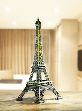 花艺赫巴黎埃菲尔铁塔摆件模型家居抖音客厅创意小摆件装饰品生日