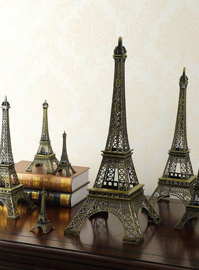 多浩通巴黎埃菲尔铁塔模型装饰品摆件创意礼品家居摆设卧室客厅小