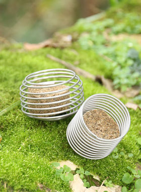 不锈钢玉肥盒子盆景肥料盒专用施肥器植物肥料袋花肥育肥盒通用型