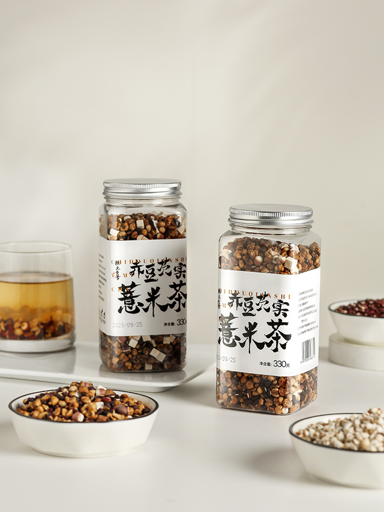 陈康康红豆薏米芡实茯苓茶官方旗舰店三伏天喝的无湿泡茶包薏米茶