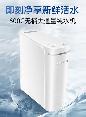科罗菲（COLOFEL）双RO膜过滤净水器家用净水加热一体机龙头厨房