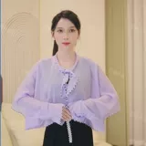 Летняя шифоновая накидка, тонкий плащ, защита от солнца, в западном стиле