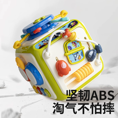 Детские игрушки от 0 до 1 года, обучение ребенка, раннее образование, счастливый шестигранник, 6 месяцев, 3–1 малыш, 8–8–2