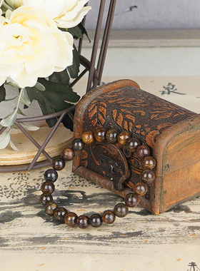 金星陨石手串8mm保真太空宝石个性礼物气质百搭简约正品天然手工0