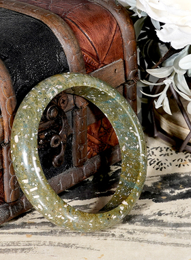 月球角砺陨石手镯真品太空宝石个性礼物气质百搭简约正品天然手工