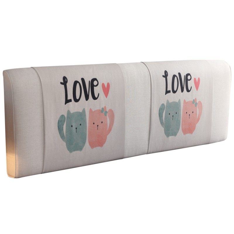 北欧麻布床头板软包无床头榻榻米靠垫双人实木床靠背床头罩可拆洗,淘宝优惠券,粉丝福利购,淘宝优惠卷