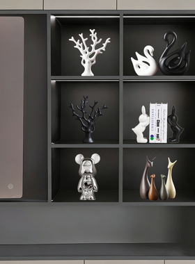 新家客厅电视柜摆件装饰品