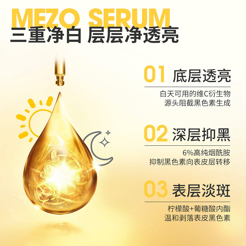 【0点30付尾款】bielenda碧莲达提亮 bielenda海外液态精华