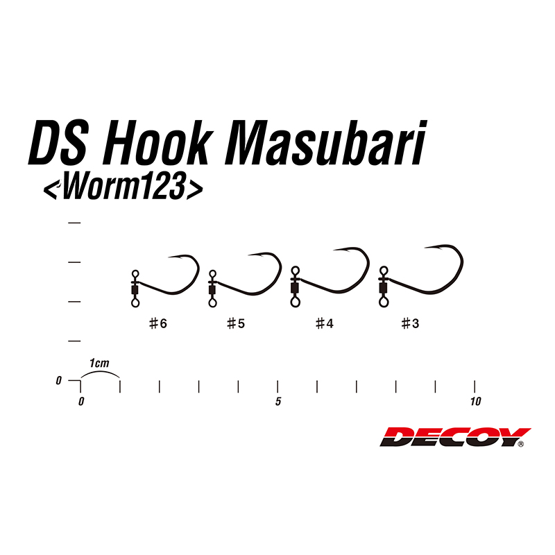 日本DECOY WORM123 WACKY钩精细倒吊钩黑坑路亚钩鱼钩快速倒钓钩 - 图0