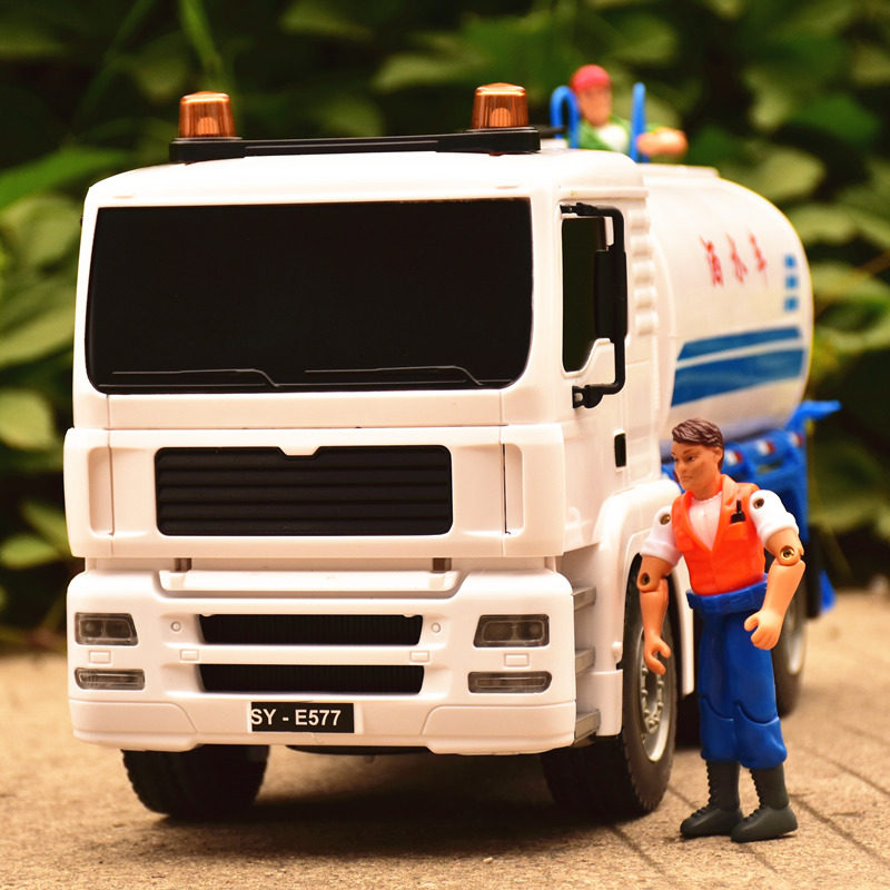 双鹰电动遥控大号环卫洒水车消防车儿童仿真模型玩具男孩生日礼物,淘宝优惠券,粉丝福利购,淘宝优惠卷