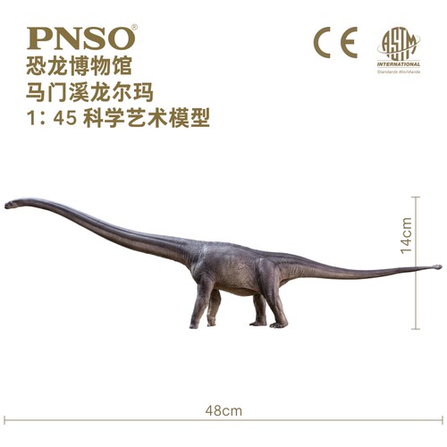 PNSO马门溪龙尔玛恐龙博物馆1比45科学艺术模型 - 图1