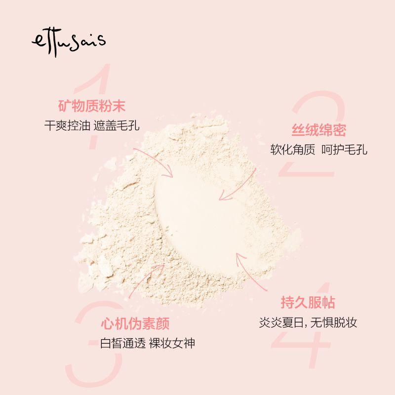 ettusais /艾杜纱持久轻雾透亮定妆 ettusais艾杜纱海外粉饼