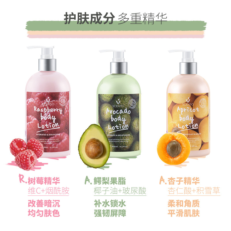 泰国scentio烟酰胺水果女男身体乳 BeautyBuffet海外身体乳/霜