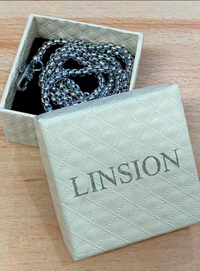 不锈钢项链男盒子链锁骨链送朋友