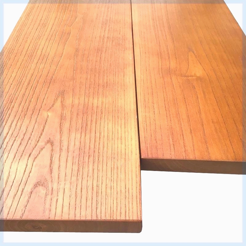 定制榆木板大桌客厅饭店桌椅组合美甲餐厅工作台面定做松木板整板 - 图2