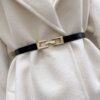 Women's genuine leather waist-cinching decorative belt