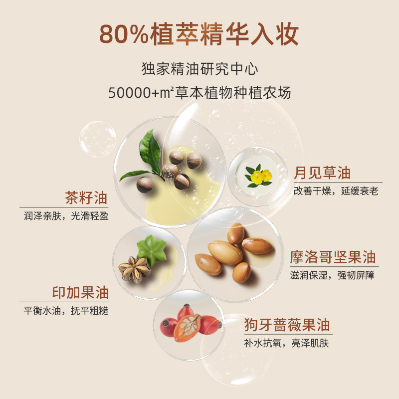 【干敏皮孕妈挚爱】THREE精油养肤粉底液 隐匿毛孔奶油肌官方正品