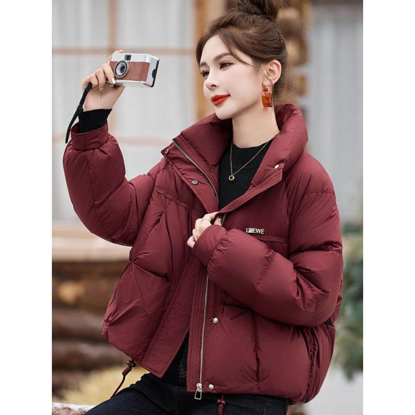 短款羽绒服女2025冬季新款加厚五十岁妈妈超好看洋气冬装保暖外套,淘宝优惠券,粉丝福利购,淘宝优惠卷