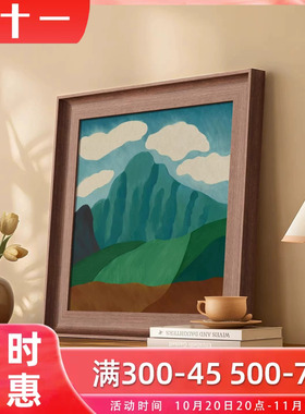 kc中古风客厅餐厅摆画挂画