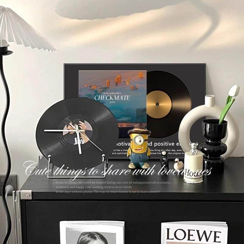 复古客厅电视柜黑胶唱片装饰画餐厅CD专辑挂画高级感卧室桌面摆画,淘宝优惠券,粉丝福利购,淘宝优惠卷