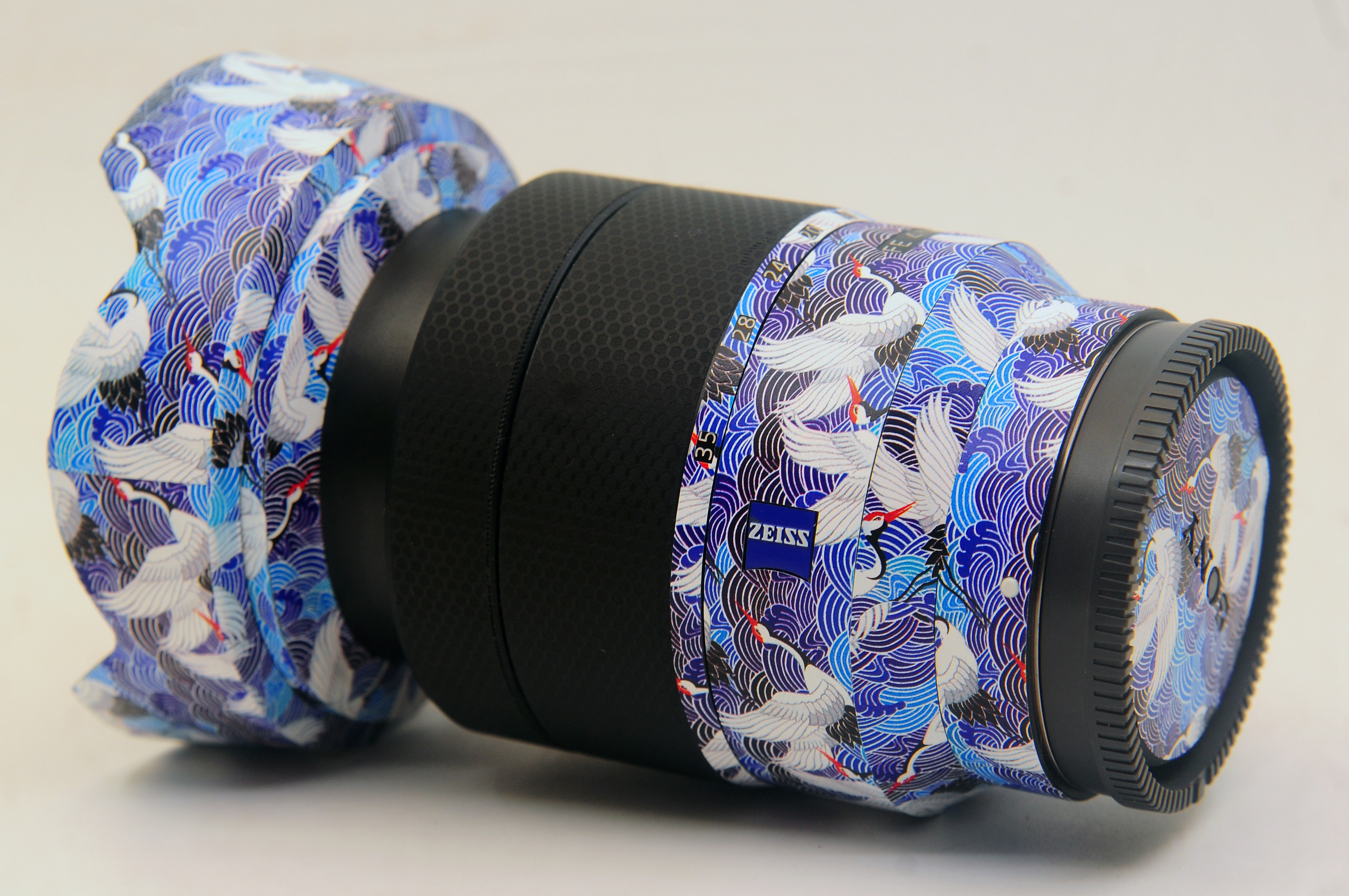 适用于索尼FE1635mmF4ZA蔡司镜头美保护碳纤3M贴纸矩阵本贴膜 - 图2