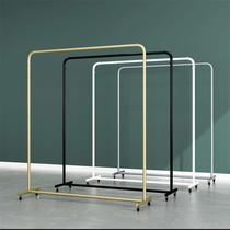 Clothing Store Show Shelves Landing Style Womens Clothes Shop Plumbing Shelves Combined Push-and-pull Children Clothing Racks Clothes Hanger With Wheels
