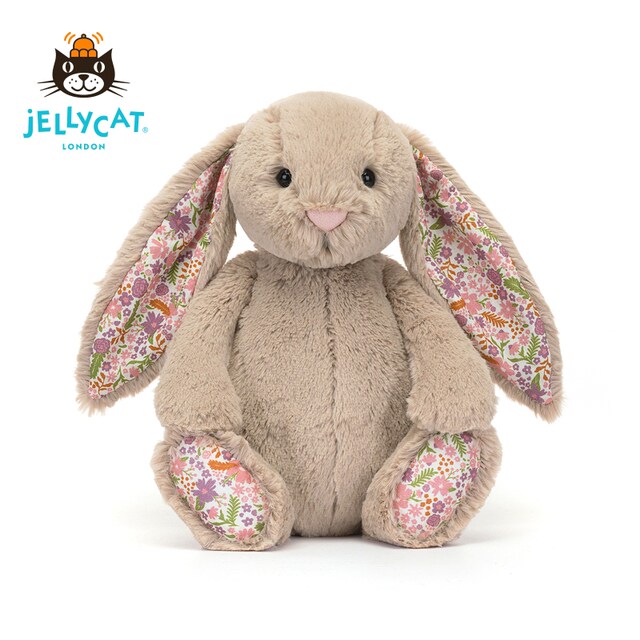 British Jellycat floral Bonnie rabbit plush toy comfort bunny doll doll 520 ຂອງຂວັນ
