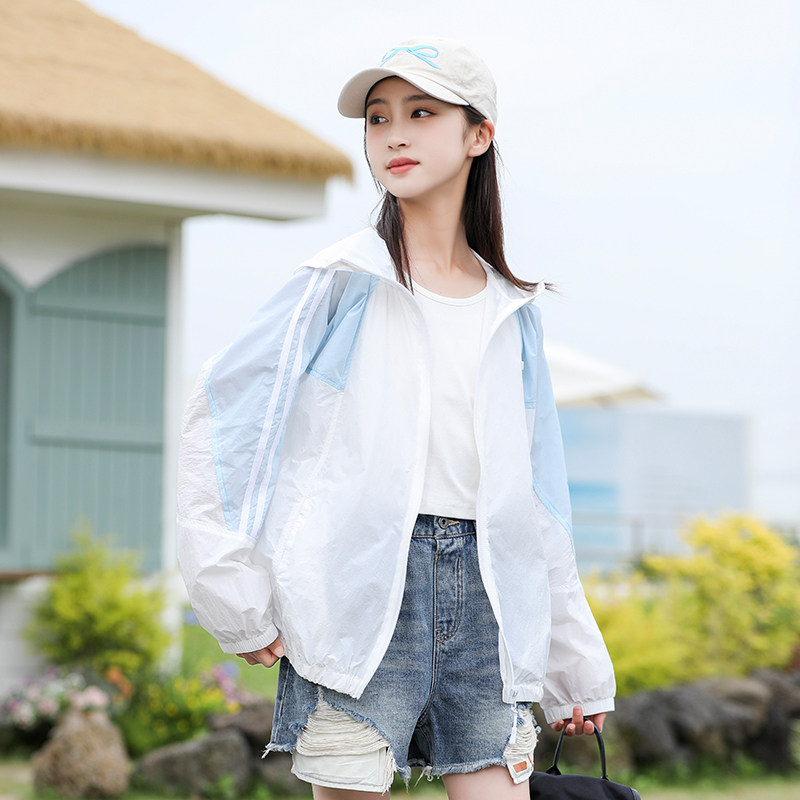 Girls' sun protection clothing summer thin jacket skin clothing