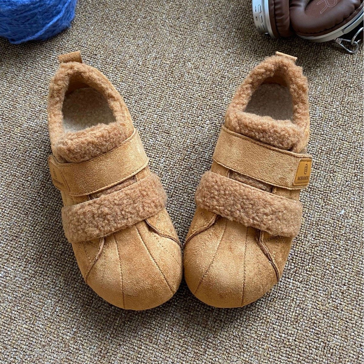 复古厚底勃肯鞋女款棉鞋子2025新款秋冬加绒豆豆鞋保暖雪地靴,淘宝优惠券,粉丝福利购,淘宝优惠卷