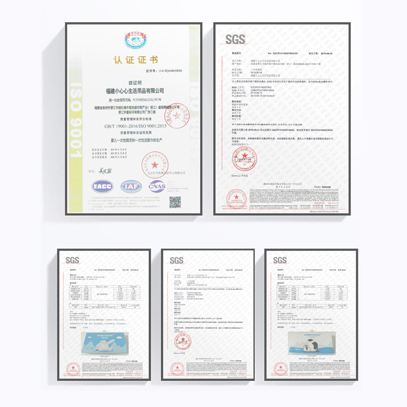 Factory direct sales baby no-wash disposable bib independent