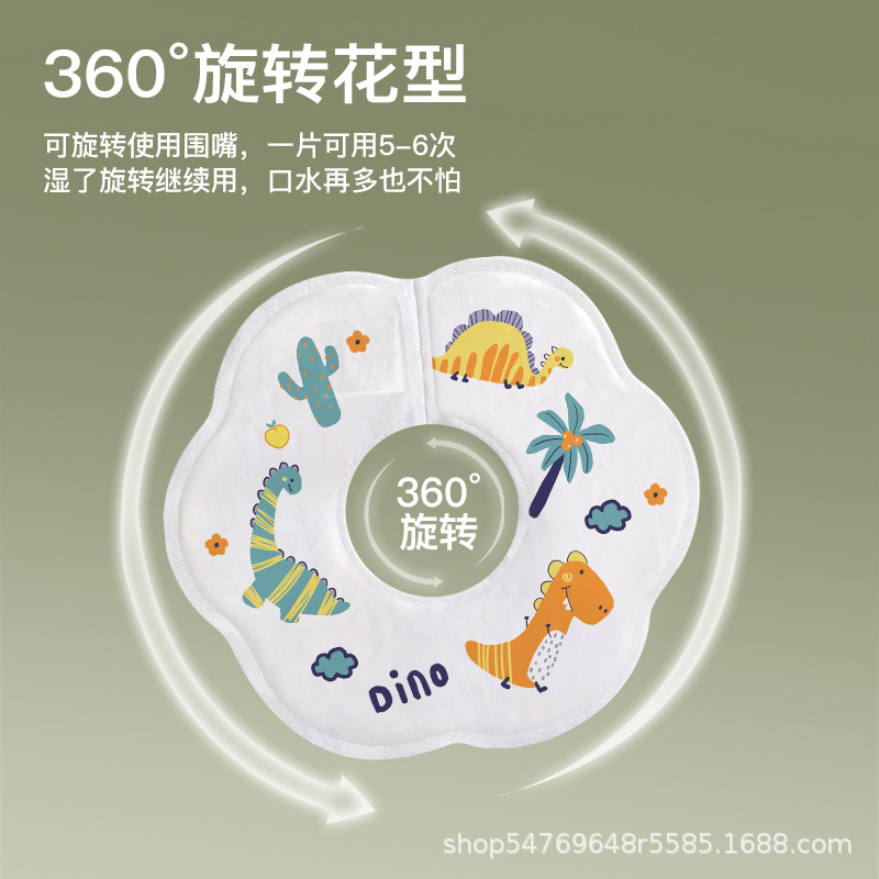 Factory straight hair disposable saliva towels for toddlers