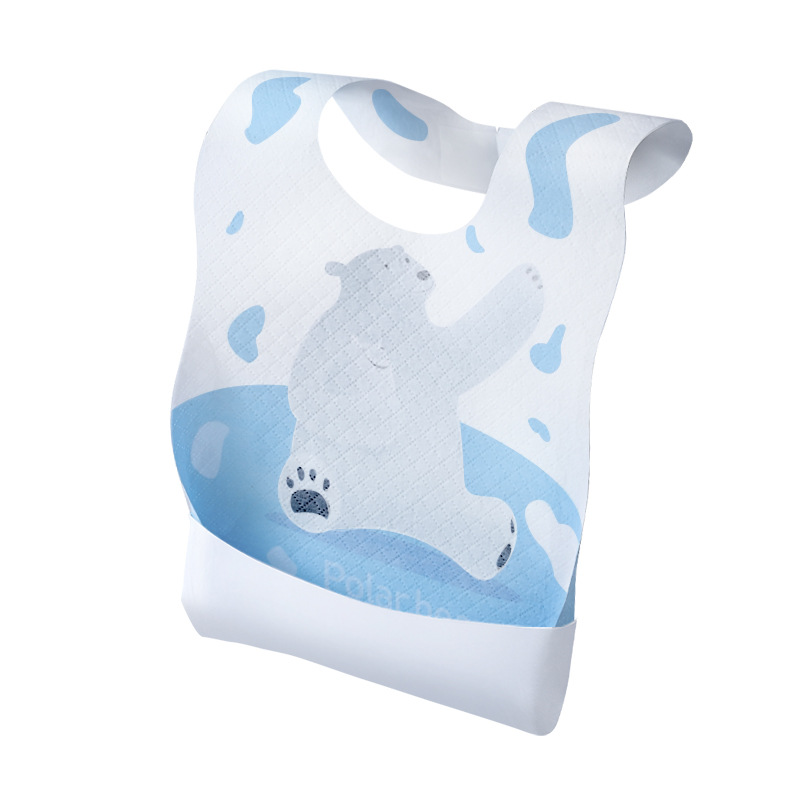 One-time no-wash bib baby eating artifact children's meal